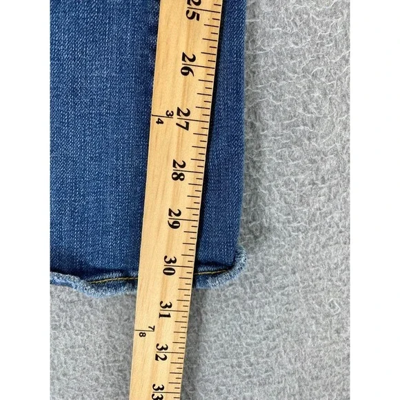 American Eagle Outfitters Artist Boot Stretch Jeans Women's Size 8 Blue Regular - Picture 4 of 10